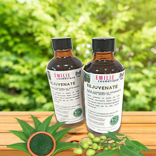 "Rejuvenate" Herbal Body Oil to ease skin irritations