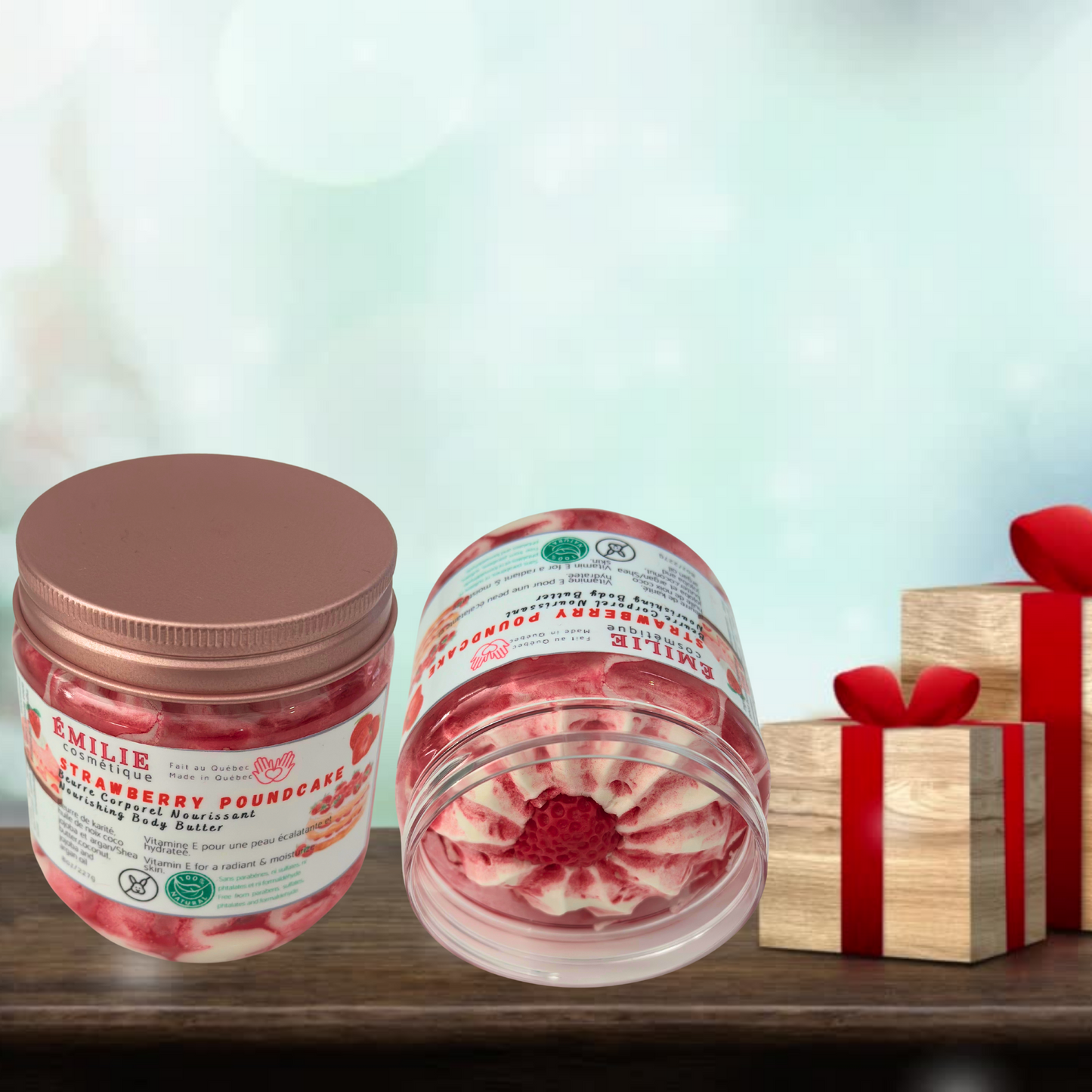 Strawberry Poundcake