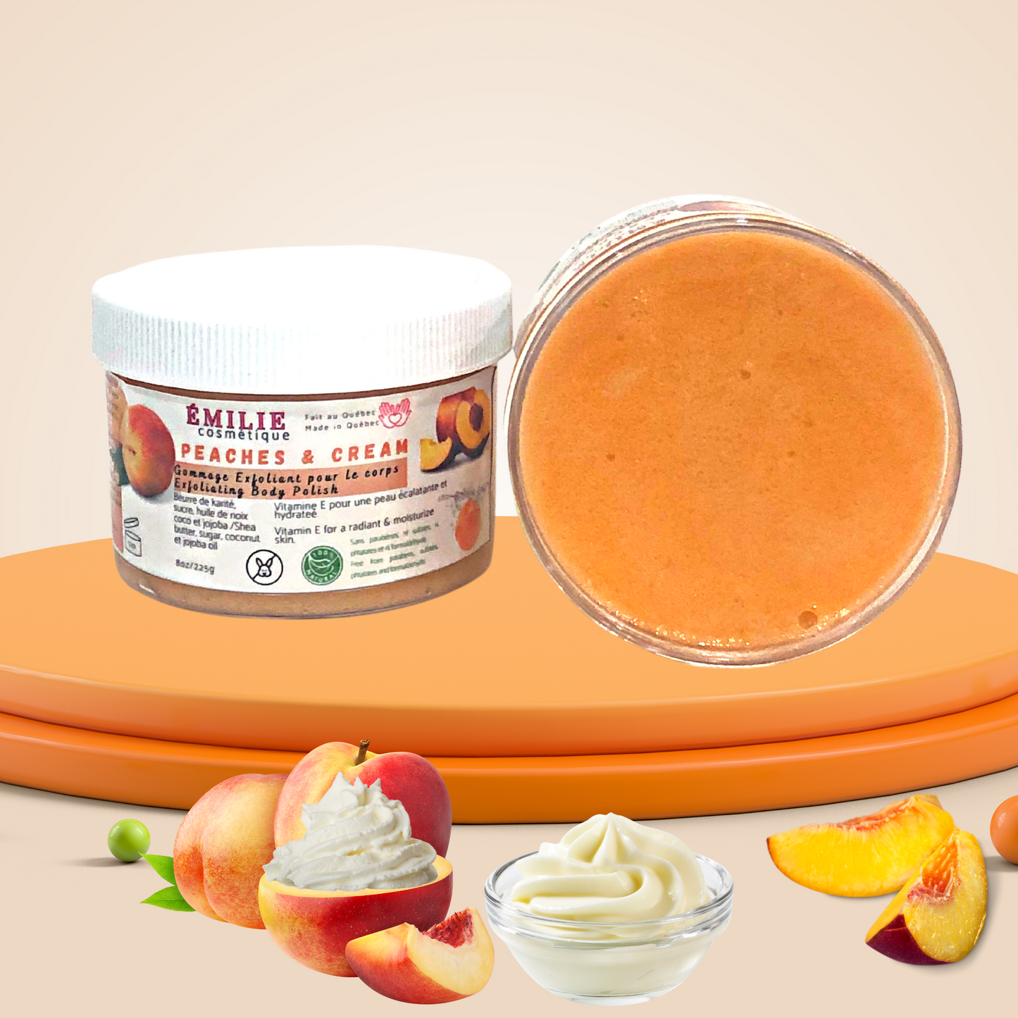 Peaches & Cream Body Polish