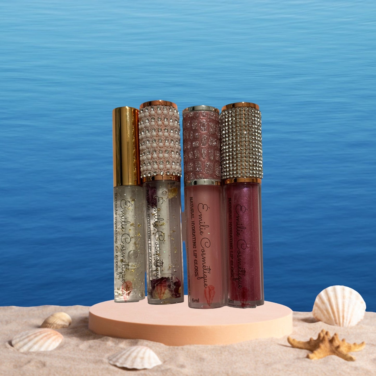 Natural High Shine Luxury Wand Lip Glosses (Limited Edition)